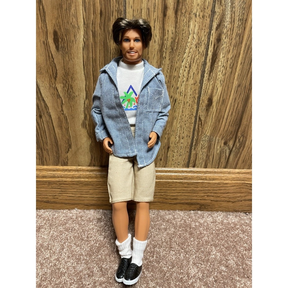 Ken Doll 1996 Mattel Cool Shavin KEN Color‎ Change Beard Brunette 15469